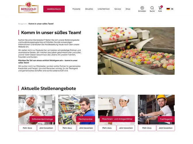 Team page